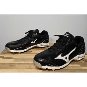 Mizuno 9 Spike Advanced Classic Men's Black/White Baseball Cleats‎ Size 16